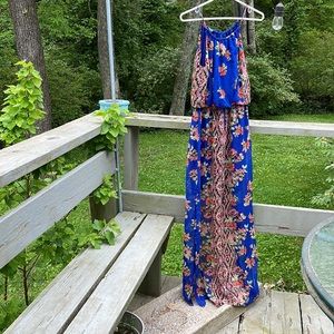 floral maxi dress